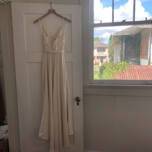 J Crew Ivory Wedding / Prom Dress - Picture 1 of 10